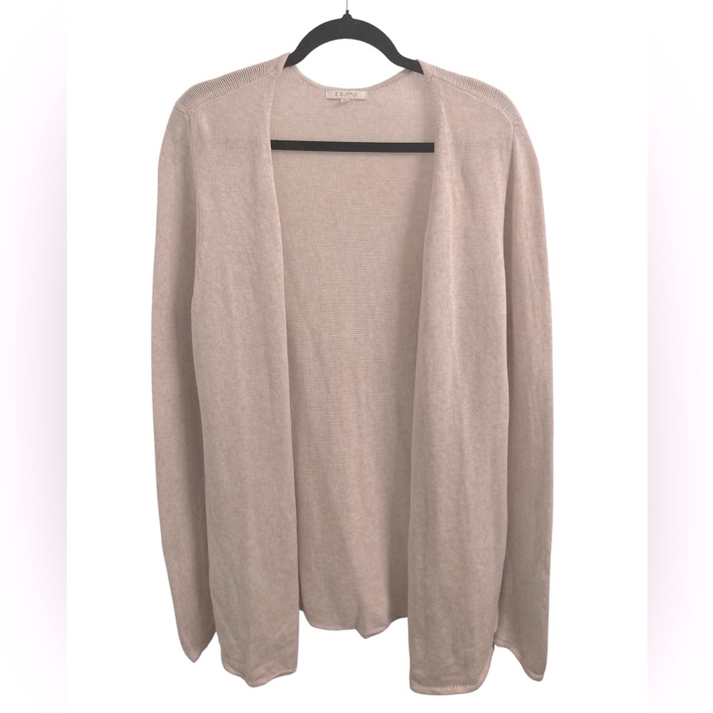 Z Supply Knit Open Sweater Cardigan Size M